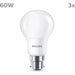 LED крушка Philips 60 W матов Топло Бяло F 8 W 60 W B22 3
