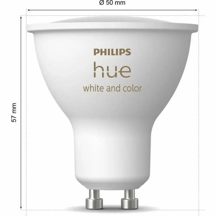 LED крушка Philips Бял E GU10 400 lm 2 броя (6500 K)