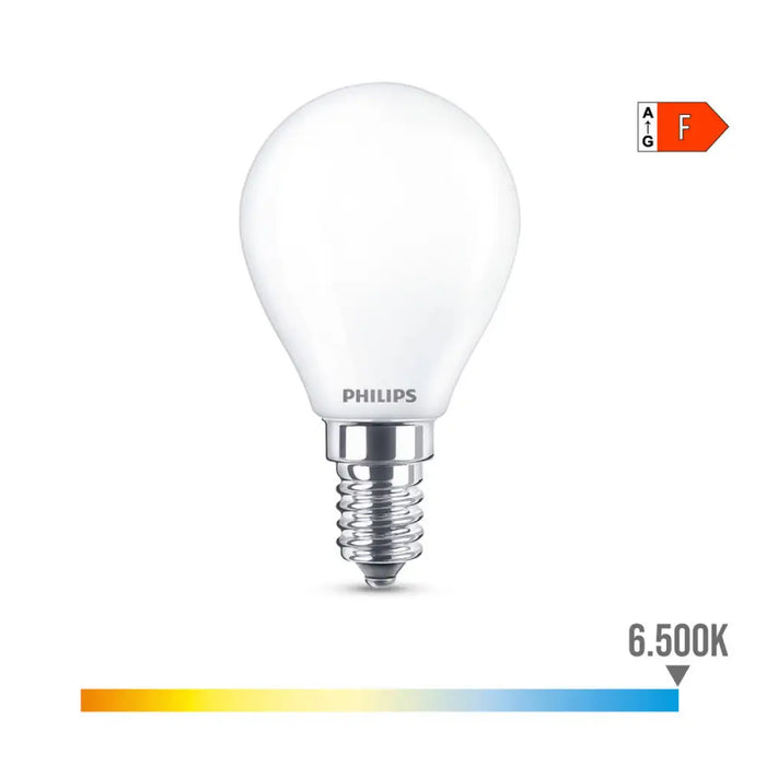 LED крушка Philips F 4,3 W E14 470 lm 4,5 x 8,2 cm (6500 K)