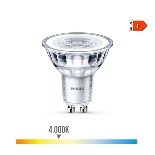 LED крушка Philips F 4,6 W GU10 390 lm 5 x 5,4 cm (4000 K)