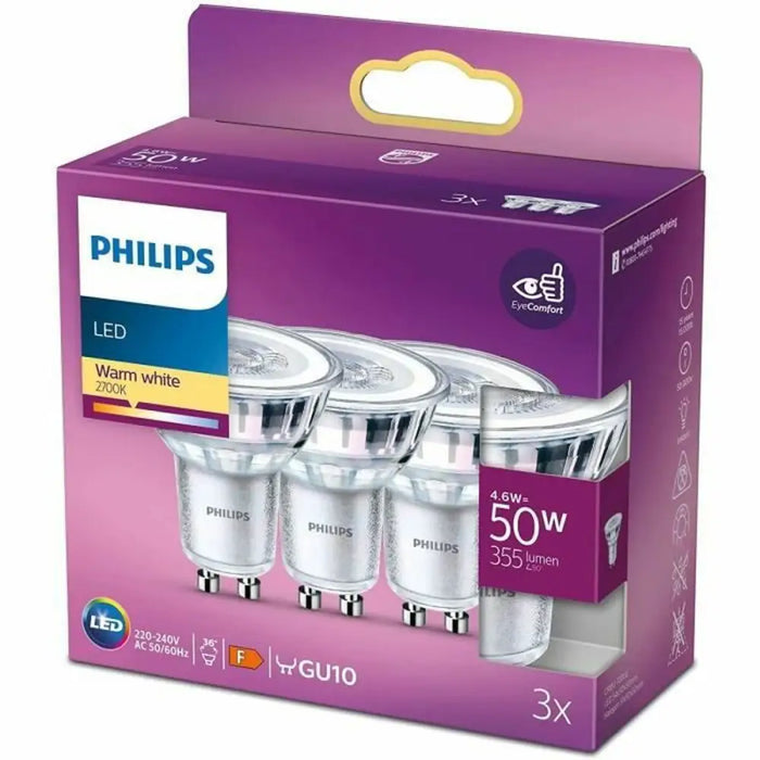 LED крушка Philips Foco F 4,6 W (2700k)