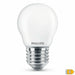 LED крушка Philips Сферичен E 6,5 W E27 806 lm 4,5 x 7,8 cm