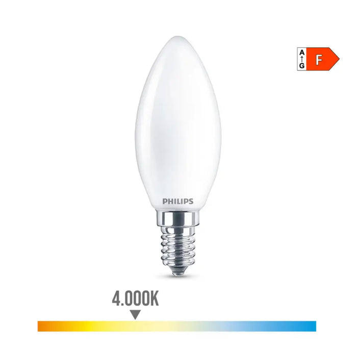LED крушка Philips Свещ Бял F 40 W 4,3 W E14 470 lm 3,5 x