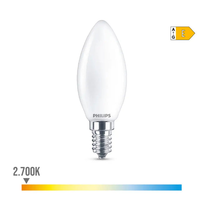 LED крушка Philips Свещ E 6,5 W 60 W E14 806 lm 3,5 x 9,7