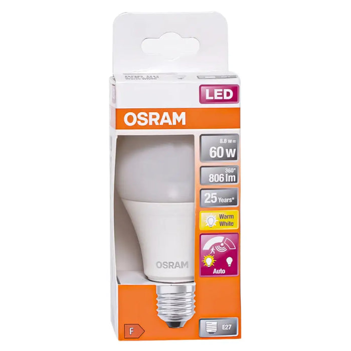 LED КРУШКА СЪС СЕНЗОР Е27 9W OSRAM