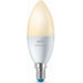 LED КРУШКА СВЕЩ E14 4.9W 2700K 470LM ДИМИРУЕМА МАТ WI-FI WIZ