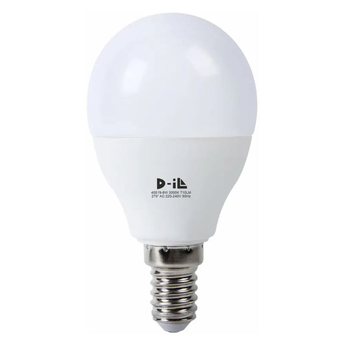 LED КРУШКА ТОПЧЕ E14 G45 8W 710LM 3000K D-IL