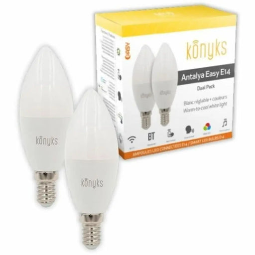 LED крушка за лампа тип свещ Konyks e14 Бял