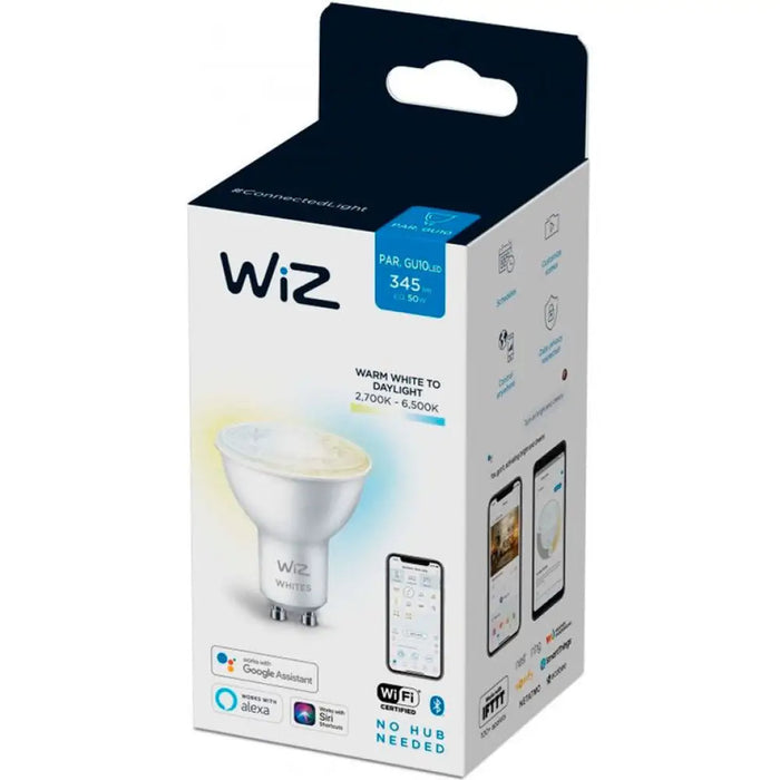 LED КРУШКА GU10 4.9W 345LM 2700-6500K ДИМИРУЕМА МАТ WI-FI