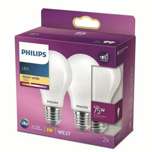LED крушка Philips Бял E27