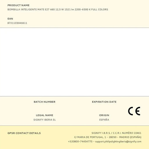 LED крушка Philips E 12,5 W E27 1521 Lm (2200-6500 K)