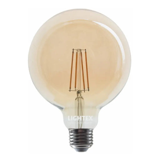 LED КРУШКА FILAMENT E27 8W G125 2700K 1055LM LIGHTEX GOLD