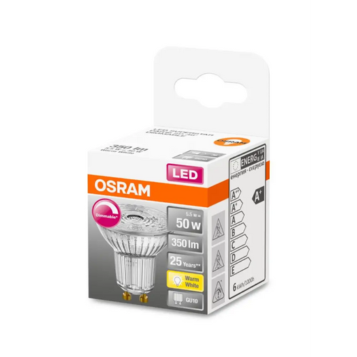 LED ЛАМПА СПОТ 2700К GU10 ДИМ. 350LM