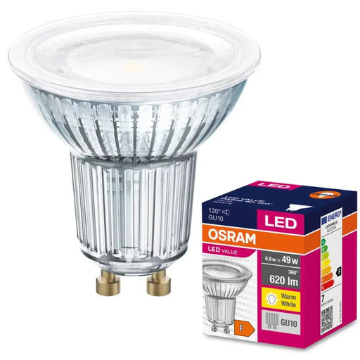 LED ЛАМПА VALUE PAR1680120 6,9W/830 230V GU10 LEDVANCE