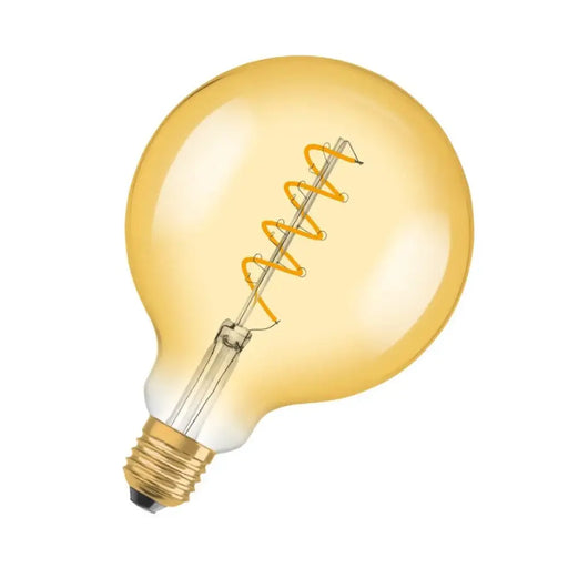LED ЛАМПА VINTAGE 1906 LED CL GLOBE125 SPIRAL GOLD