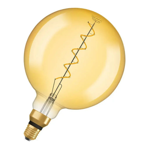 LED ЛАМПА VINTAGE 1906 LED CL GLOBE200 FIL GOLD 28/4W/820