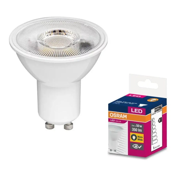 LED ЛАМПА VALUE PLAST PAR16 50 120° 5W/827 GU10 LEDVANCE