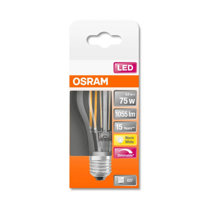 LED ЛАМПА CLA75 FIL 2700К E27 ДИМ.1055LM