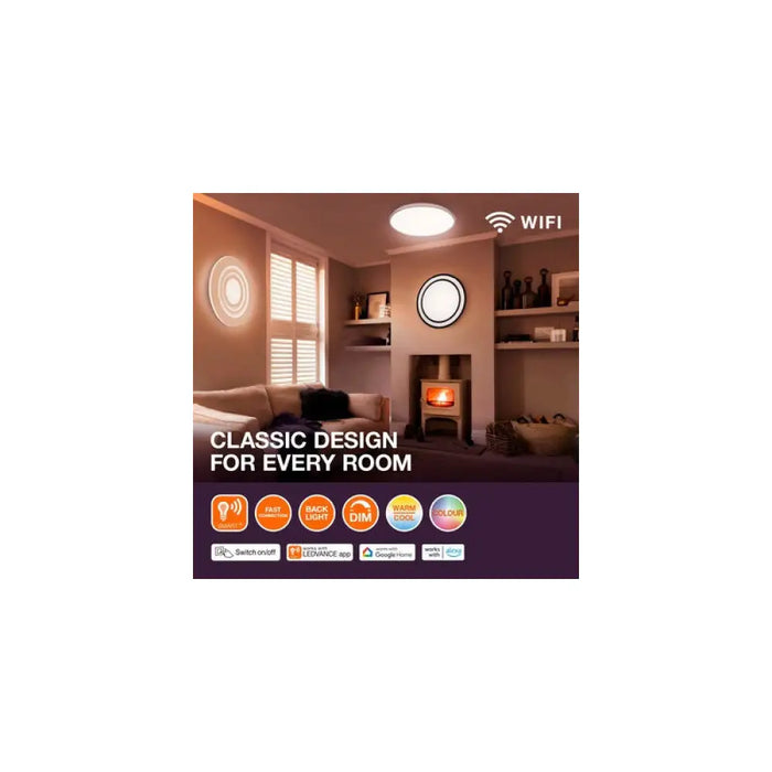 LED ЛАМПА ORBIS BERLIN 300 mm 16W 830 BK LEDVANCE