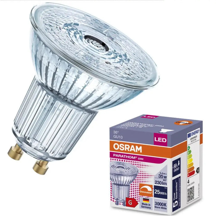 LED ЛАМПА PARATHOM DIM PAR16 35 3,4W/930 GU10 LEDVANCE