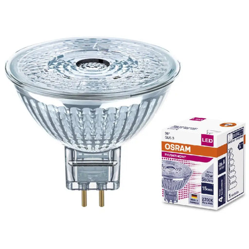 LED ЛАМПА PARATHOM MR16 35 36° 3,8W/827 GU5.3 LEDVANCE