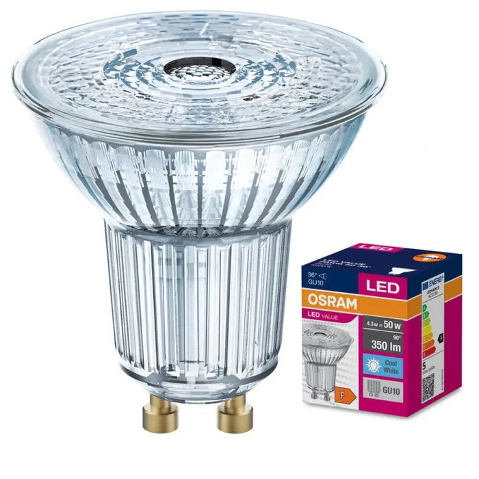 LED ЛАМПА VALUE PAR1650 4,3W/840/350lm 230V GU10 LEDVANCE
