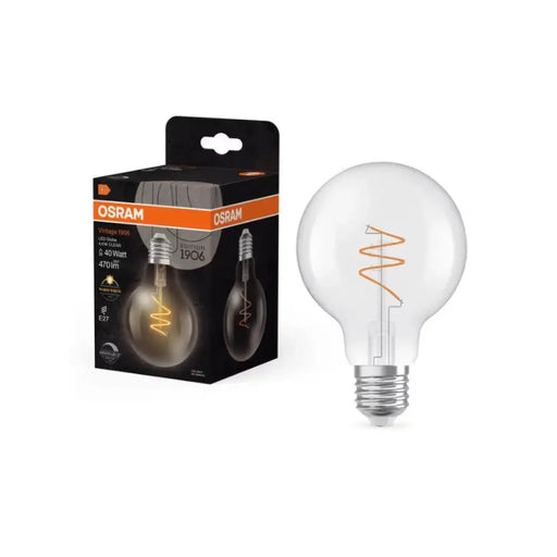 LED ЛАМПА VINTAGE 1906 LED CL GL80 DIM CLEAR 4.6W927 E27