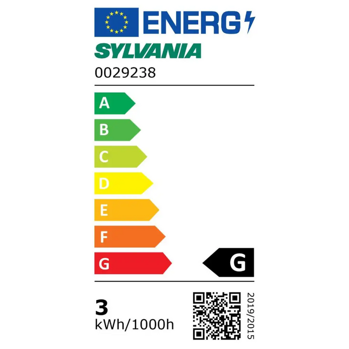LED ЛАМПА Ф35 SYLVANIA ТОПЛА СВЕТЛИНА 3