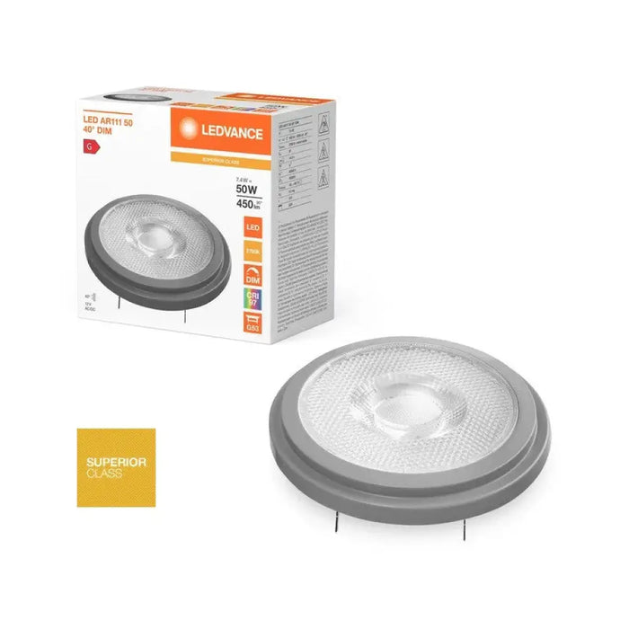 LED ЛАМПА LED AR111 50 40° S 7.4W 927 G53 LEDVANCE
