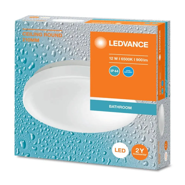 LED ЛАМПА CEILING ROUND 210 12W 865 IP44 LEDVANCE
