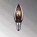 LED ЛАМПА E14 2W 25LM 1800K СВЕЩ ЧЕРНА