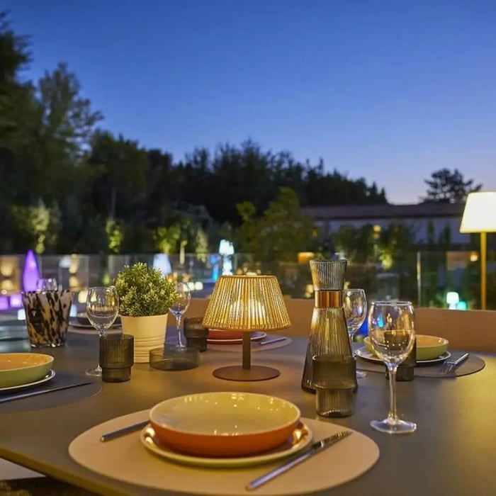 LED лампа Lumisky Standy Mini Raffy Кафяв Пластмаса