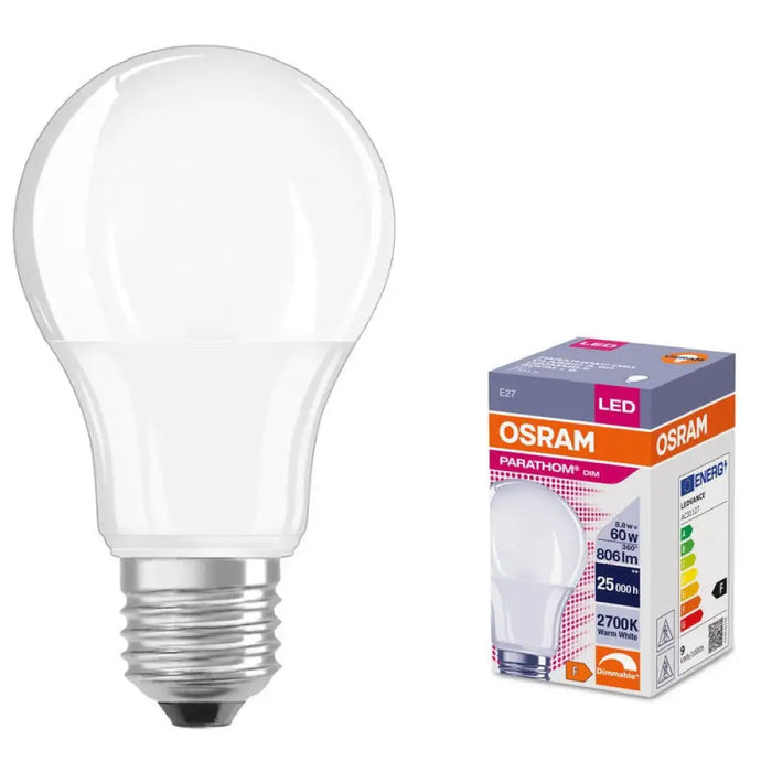 LED ЛАМПА PARATHOM DIM CLA60 9W/827 230VFR E27 LEDVANCE