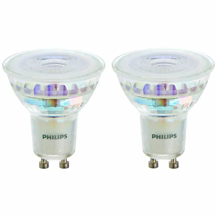 LED лампа Philips 4,6 W GU10 Бял F (2700 K)