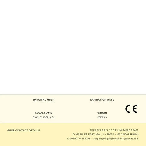 LED лампа Philips 4,6 W GU10 Бял F (2700 K)