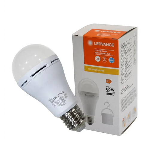 LED ЛАМПА С LI-ION БАТЕРИЯ Е27 6500K 8W