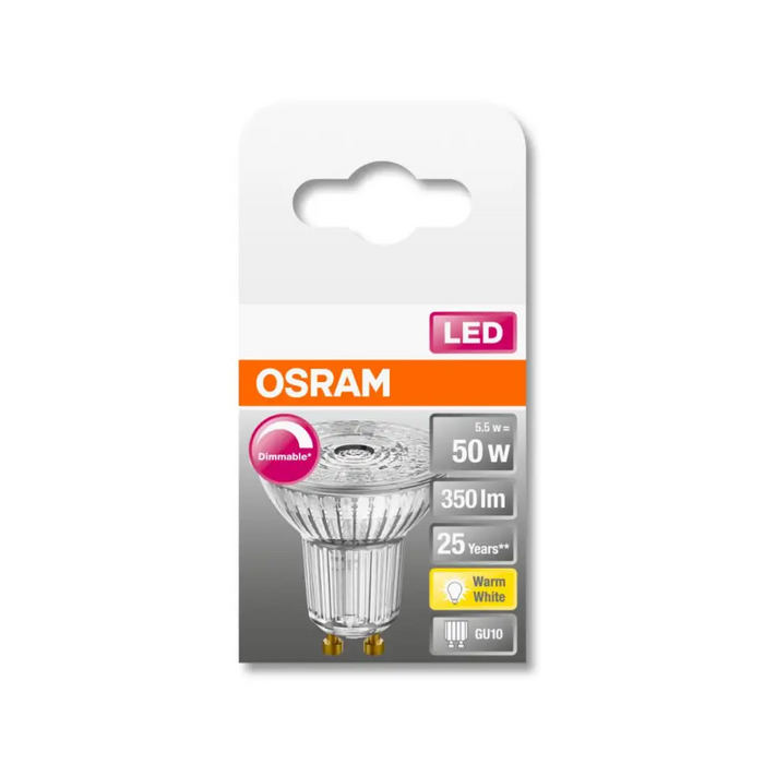 LED ЛАМПА СПОТ 2700К GU10 ДИМ. 350LM