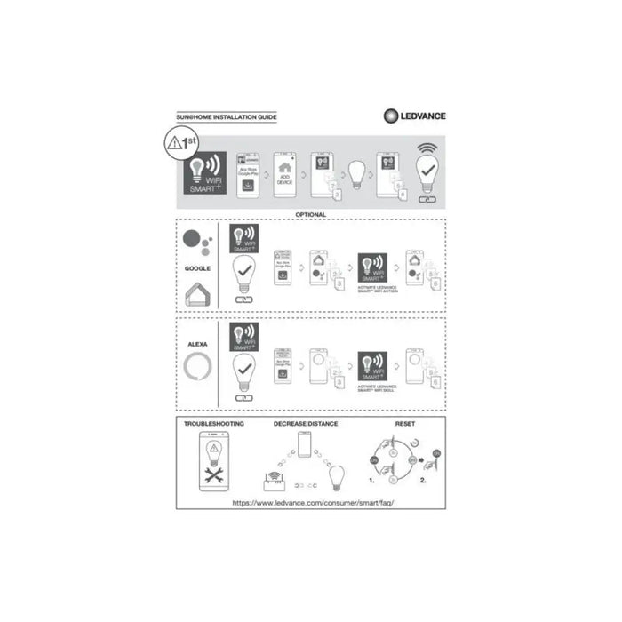 LED ЛАМПА SUN@HOME SPOT PAR16 40 GU10 TW LEDVANCE