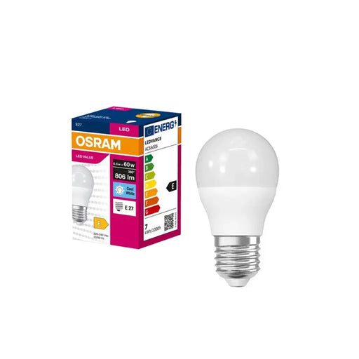 LED ЛАМПА VALUE CLP60 806lm/840 E27 LEDVANCE