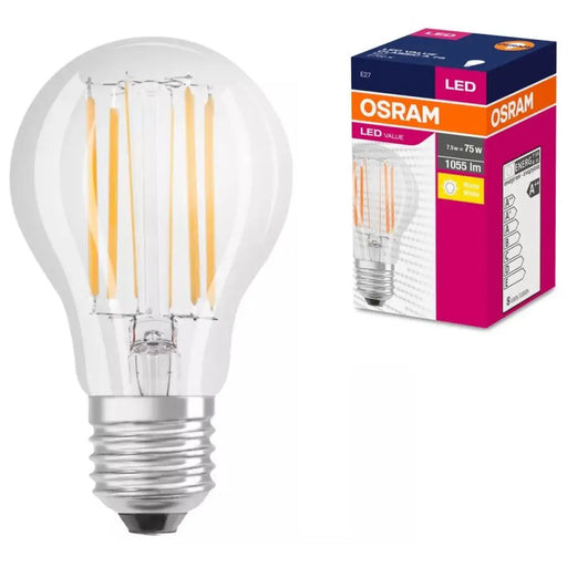 LED ЛАМПА VALUE FILAMENT CLA75 1055lm/827 E27 LEDVANCE