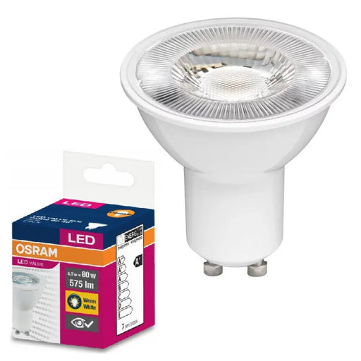 LED ЛАМПА VALUE PLAST PAR16 80 36° 6,9W/827 GU10 LEDVANCE