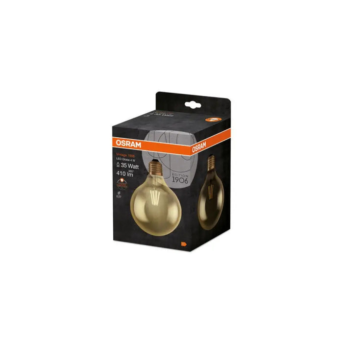 LED ЛАМПА VINTAGE 1906 LED CL GLOBE125 FIL GOLD 36/4,5W/825