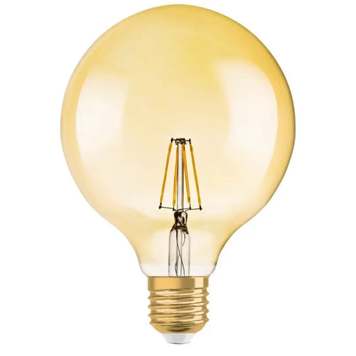 LED ЛАМПА VINTAGE 1906 LED CL GLOBE125 FIL GOLD 36/4,5W/825