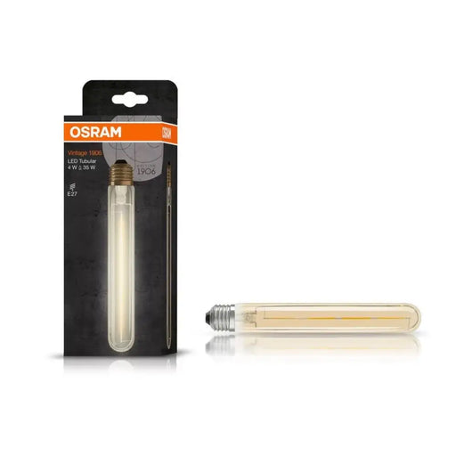 LED ЛАМПА VINTAGE 1906 LED CL TUBULAR FIL GOLD 35/4W/820