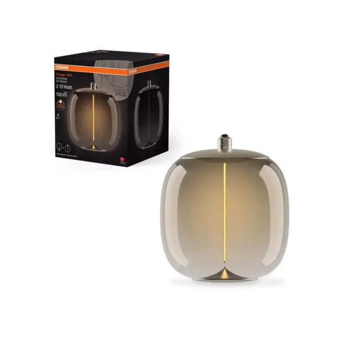 LED ЛАМПА VINTAGE 1906 LED MAGNET OVAL D250W SMOKE 10