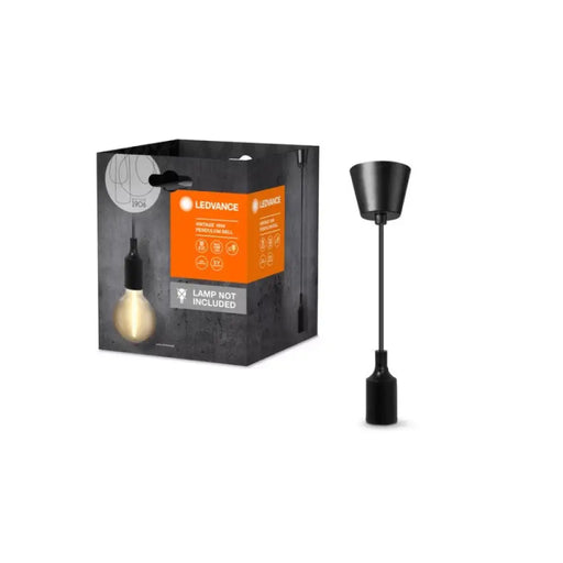 LED ЛАМПА VINTAGE 1906 PENDULUM BELL BLACK LEDVANCE