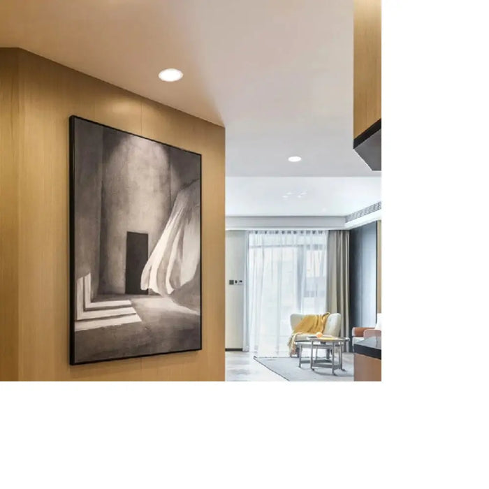 LED ЛАМПА VLE-DLBR-124 DOWNLIGHT RD 12W/4K/WH VIDEX