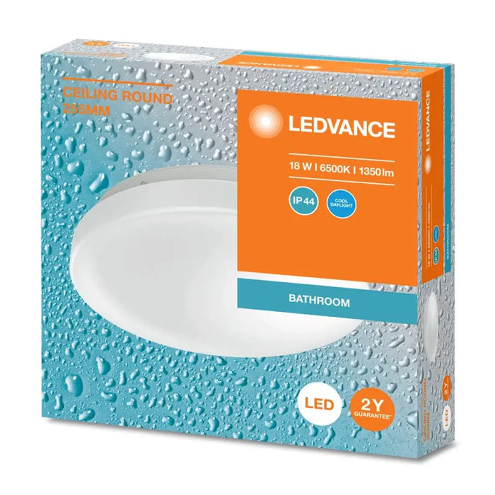 LED ЛАМПА CEILING ROUND 255 18W 865 IP44 LEDVANCE