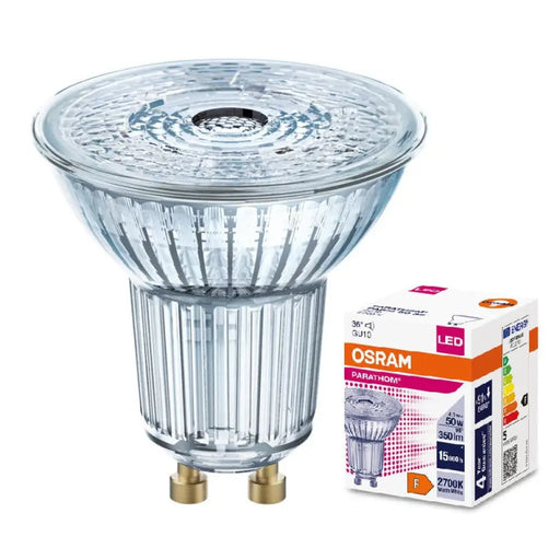 LED ЛАМПА PARATHOM PAR16 50 36° 4,3W/827 GU10 LEDVANCE