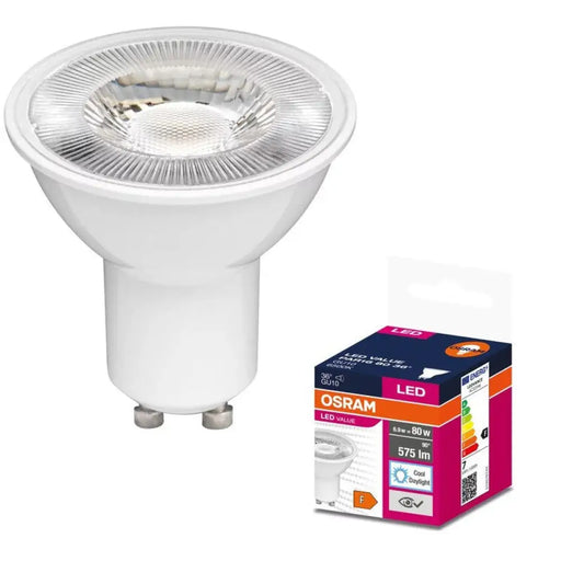 LED ЛАМПА VALUE PLAST PAR16 80 36° 6,9W/865 GU10 LEDVANCE